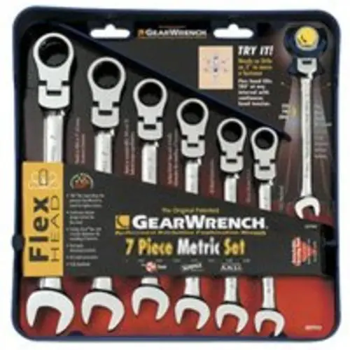 Gearwrench 9900 Flex Head Combination Ratcheting Wrench Set