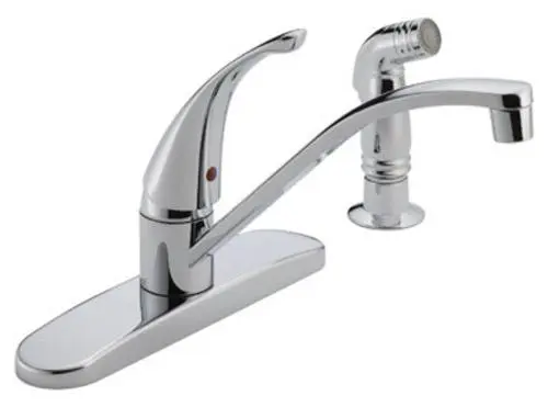 Peerless P188500LF Single Kitchen Faucet With Spray