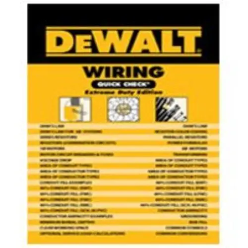 DeWalt 9781111128753 Quick Check Wiring