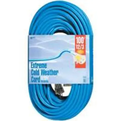 Coleman Cable 2439 Blue Cold Flex Cord