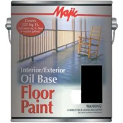 Majic 8-0073-1 Oil Base Floor Paint Black