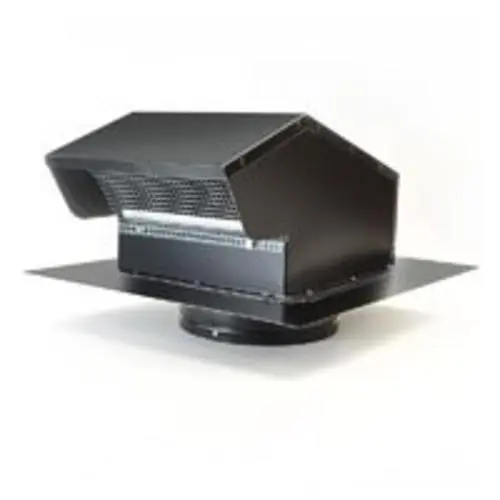 L L Building Products 12GNV7BLK Gooseneck Vent