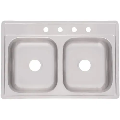 Franke FDS804NB Stainless Steel Double Bowl Sink