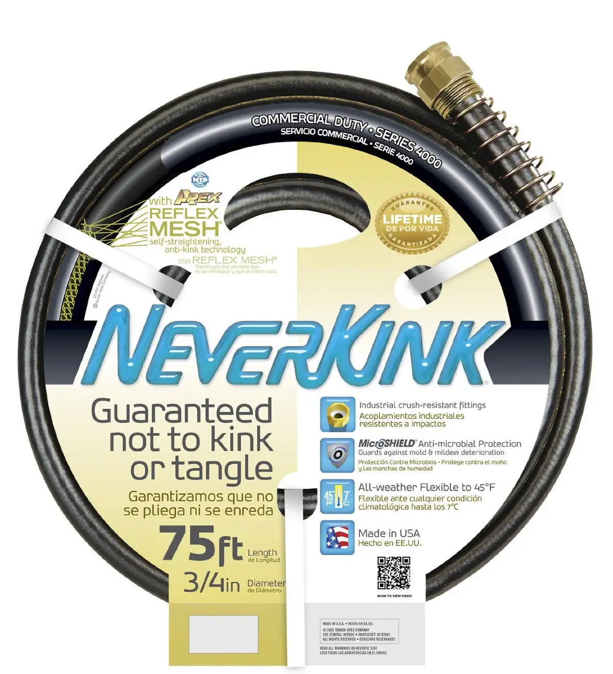 Neverkink 9884-075 Commercial Duty Garden Hose