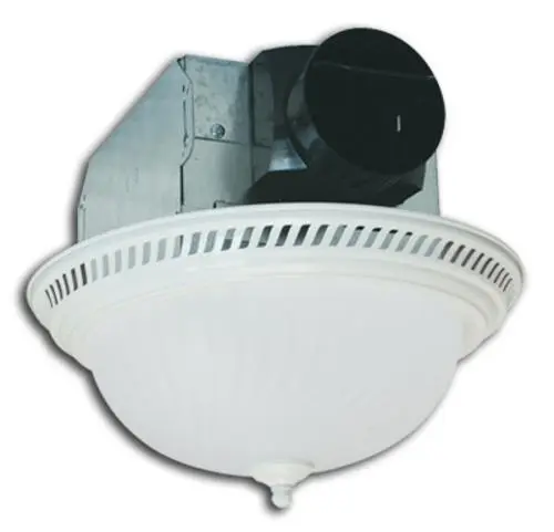 Air King DRLC703 Round Bath Fan with Light