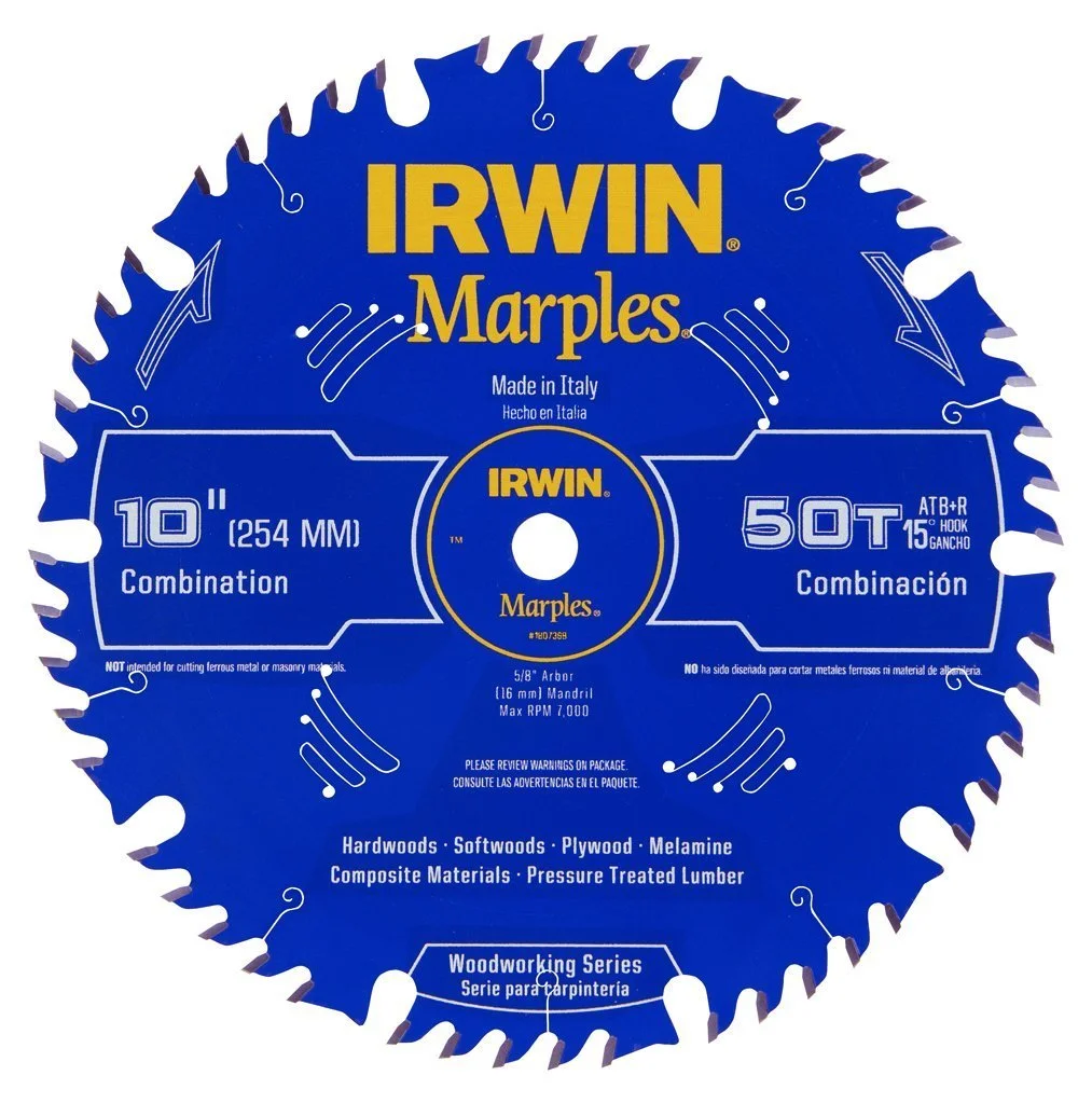 Irwin 1807368 50-T Marples Woodworking Series Circular Saw Blade