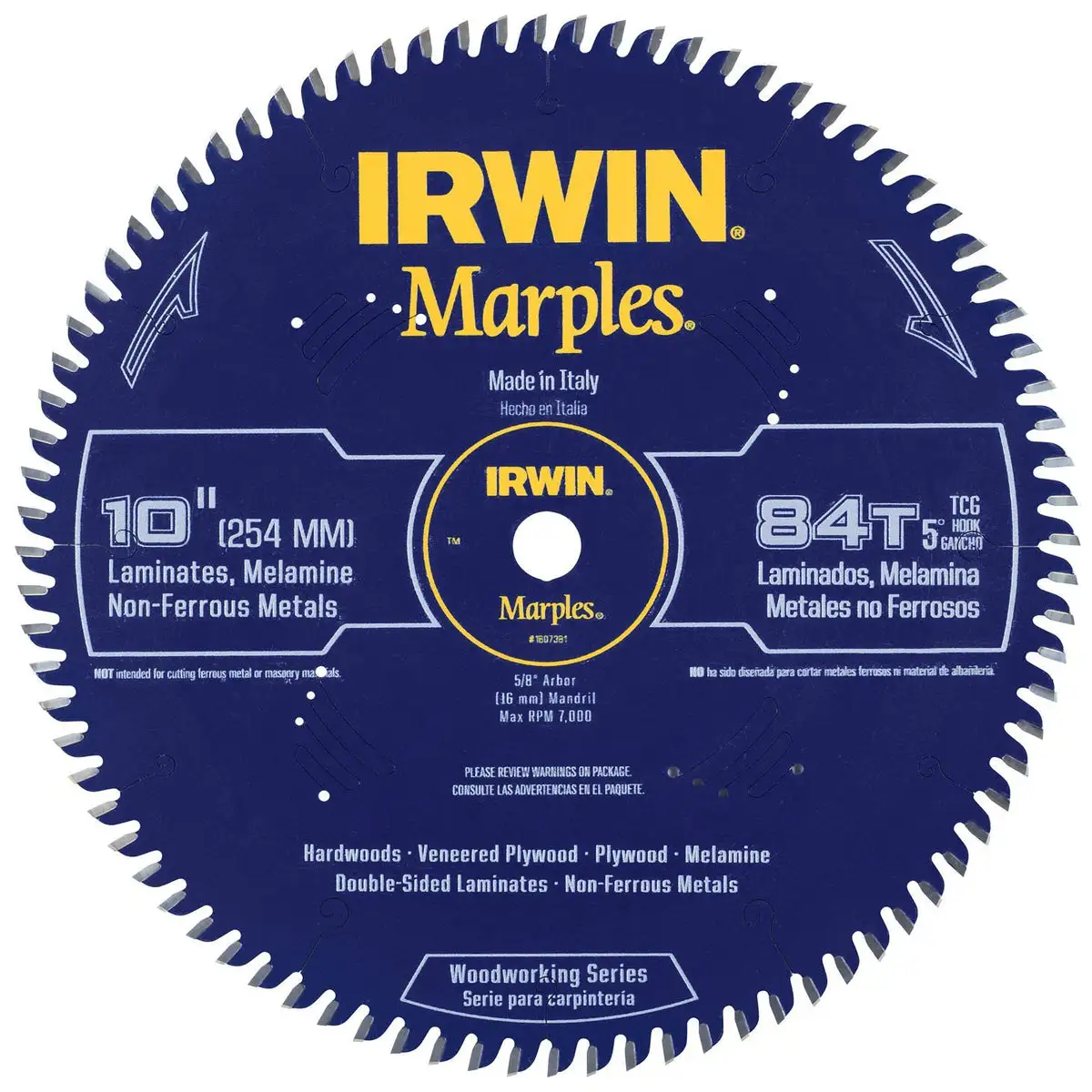 Irwin 1807381 84-T Marples Woodworking Series Circular Saw Blade