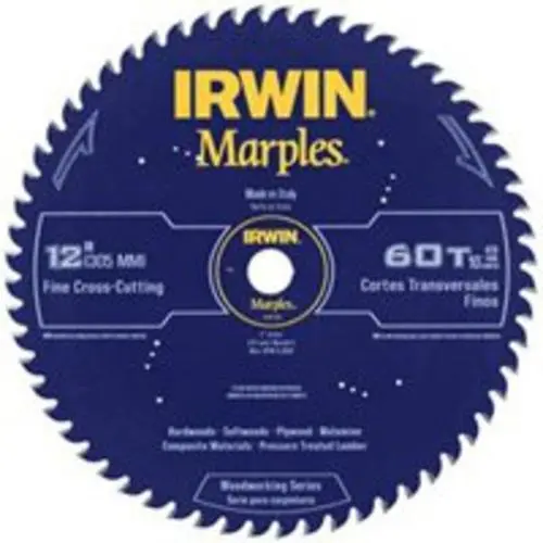 Irwin 1807383 Marples 60-Tooth ATB Circular Saw Blade 12"