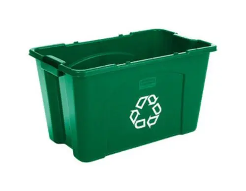 Rubbermaid 571873GRN Recycling Tote