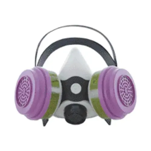 Sperian 365884 Survivair Gray Silicone Multi-Purpose Half Mask Respirator