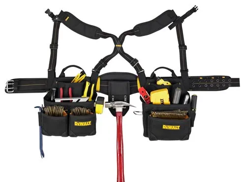 Dewalt DG5641 19-Pocket Framer's Combo Apron With Suspenders