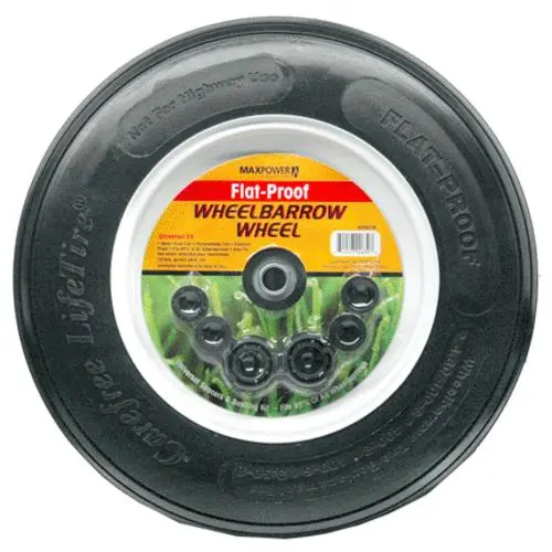 Max Power 335278 Flat-Free Wheelbarrow Wheel