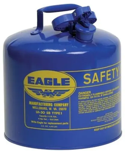 Eagle UI-50-SB Metal Blue Kerosene Can