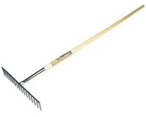 Seymour SR-30 30 Series Stone Rake With Wood Handle