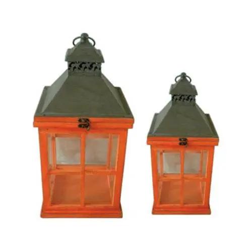 Pd Home & Garden TH12-03 Decorative Wood Lanterns