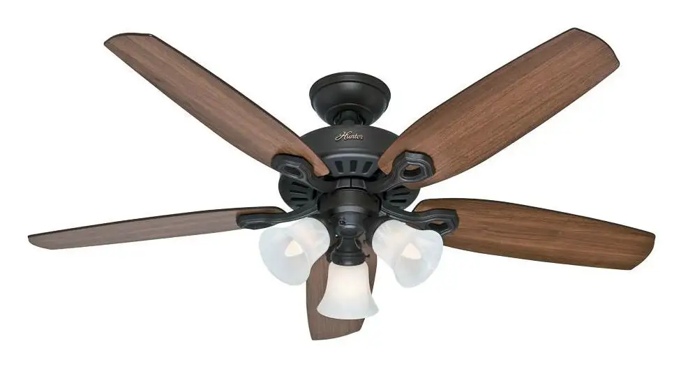 Hunter Fan 53238 Builder Plus Ceiling Fan With Light