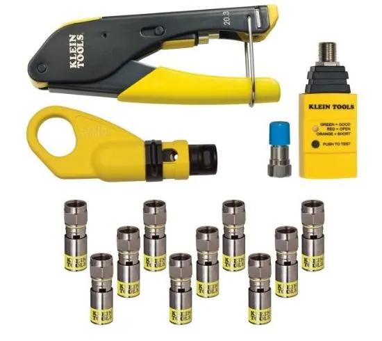 Klein Tools VDV002-818 Coax Installation and Testing Kit