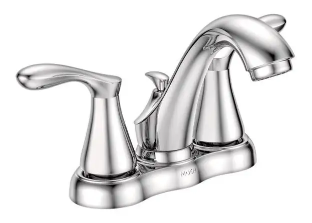 Moen 84944 Varese Low Arc Lavatory Faucet With Pop-Up