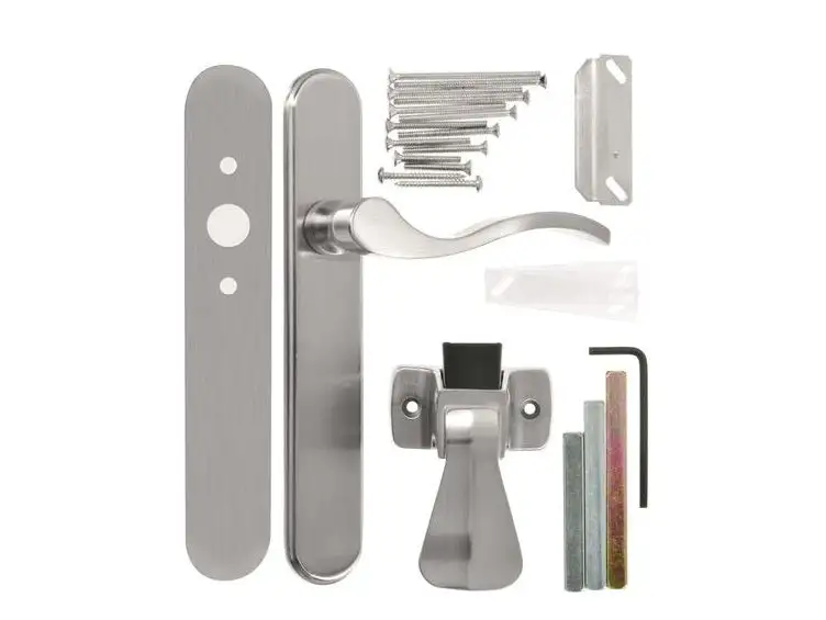 Wright Products VBG115SN Storm Door Latch Lever Lock Set