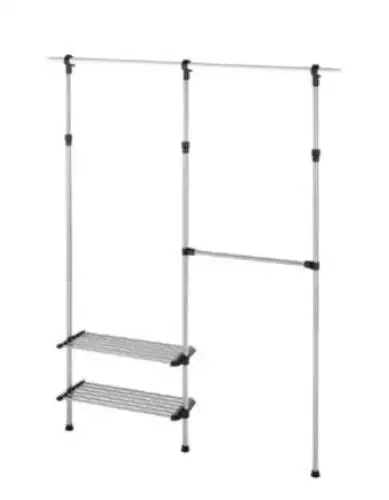 Whitmor 6779-4322 Assembled Closet Rod System