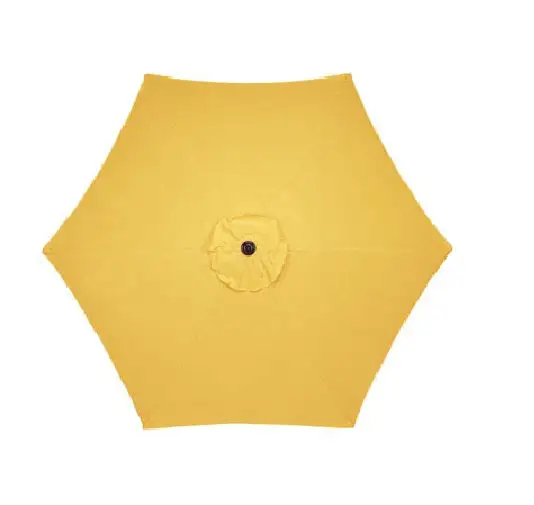 Living Accents UM90BKOBD33YLW Market Umbrella