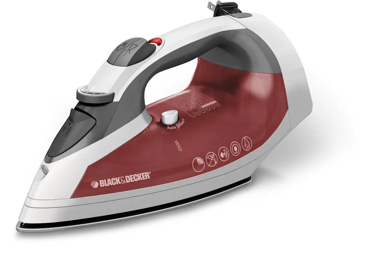 Black & Decker ICR07X Xpress Steam Cord Reel Iron