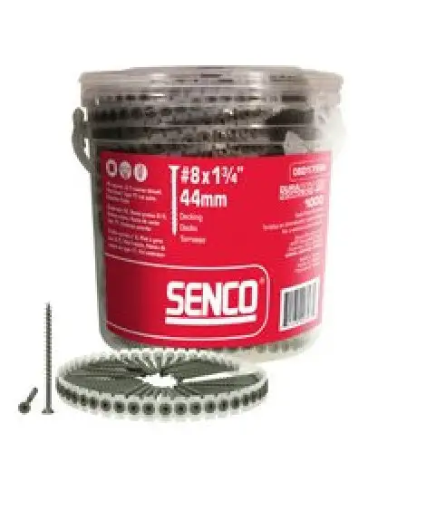 Senco 08D250W Collated Deck Screw