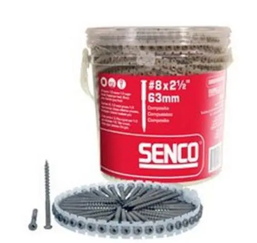 Senco 08S250W003 DuraSpin Composite Decking Screws