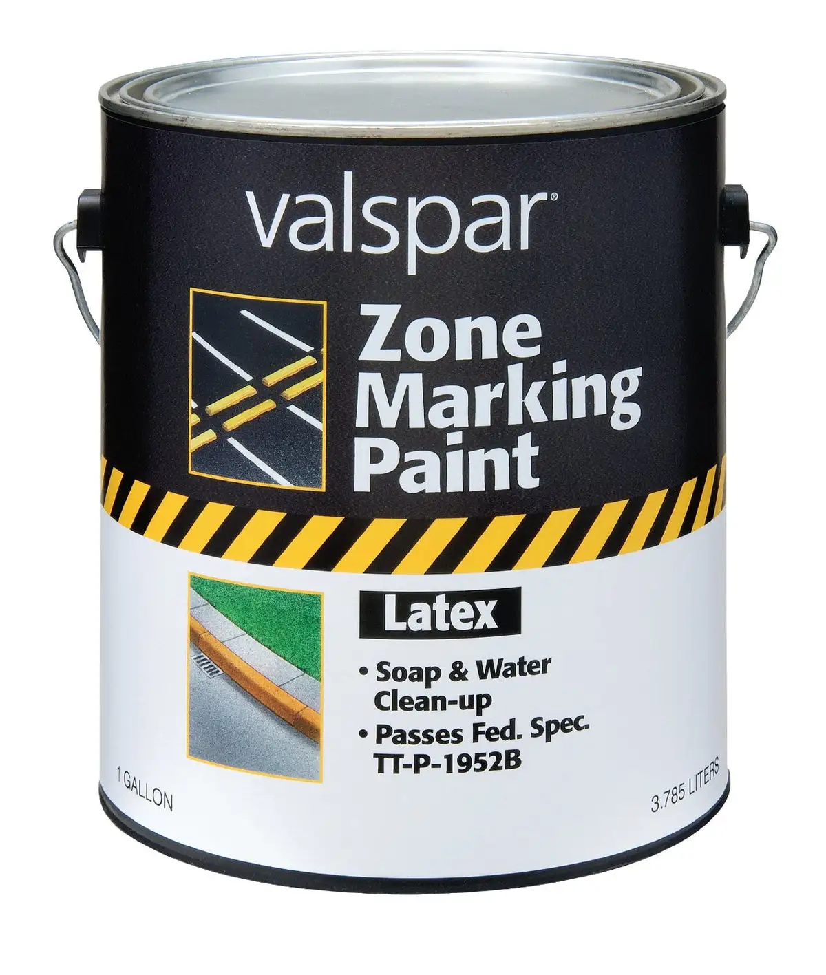 Valspar 024.0000137.007 Latex Zone Marking Paint 1 Gallon