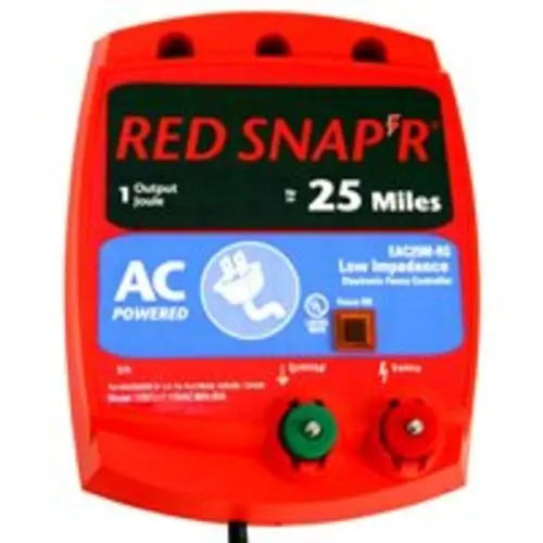 Red Snap'R EAC25M-RS/LI30C Low Impedance Fence Controller