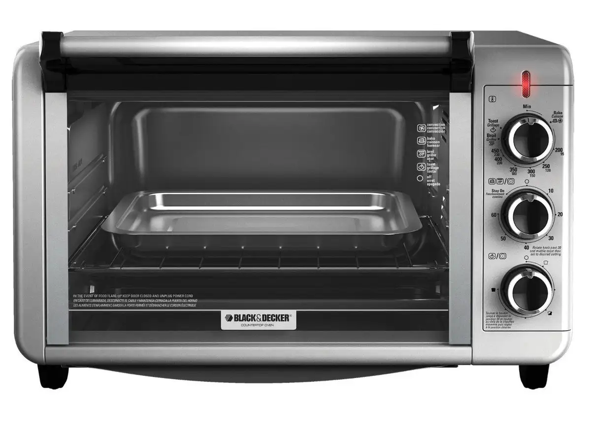 Black & Decker TO3210SSD Metal Toaster Oven Broiler