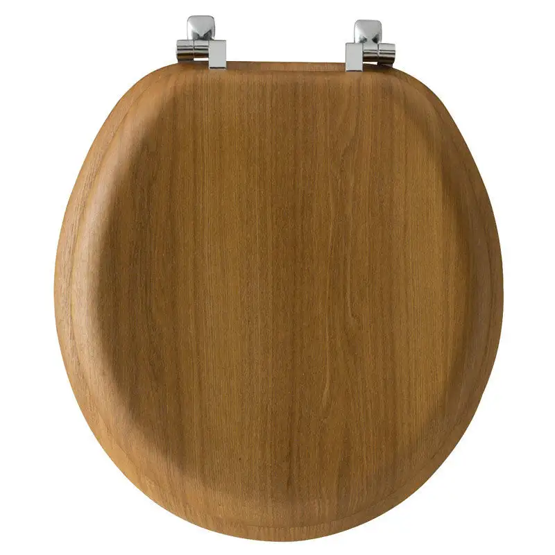 Bemis 9601CP-263 Round Wood Toilet Seat