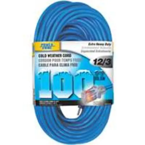 Power Zone ORCW511835 Cord 100' 12/3 Glacier