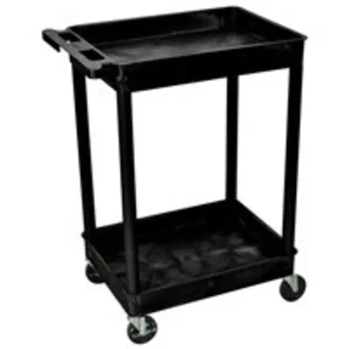 Luxor/ H Wilson RPSTCS11-B 2 Shelf Tub Cart