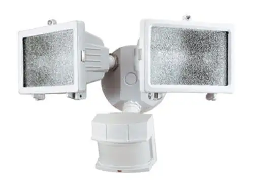 Heath Zenith HZ-5512-WH Halogen Quartz Motion Sensor Light