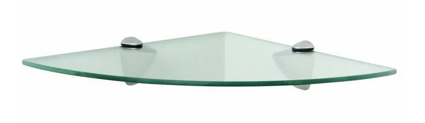 Knape & Vogt KT-0134-1212SN Glass Corner Shelf Kit