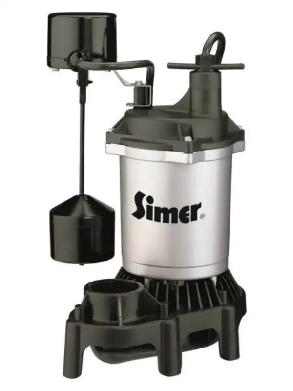 Simer 2164/2957 Submersible Thermoplastic Sump Pump