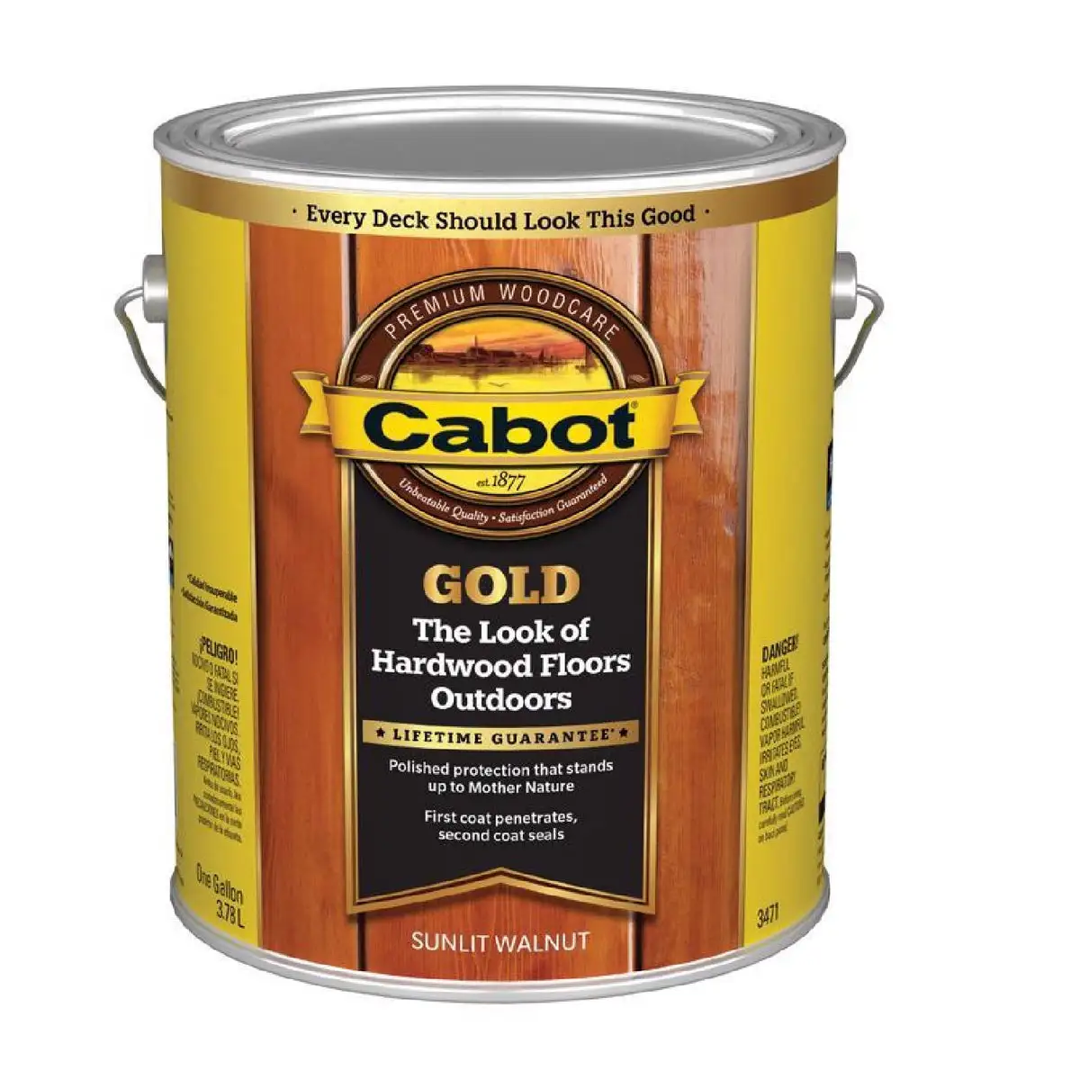 Cabot 140.0003471.007 Gold Ultimate Finish Stain