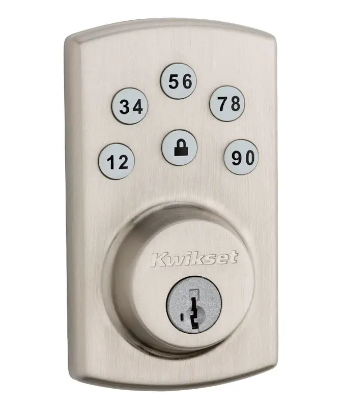 Kwikset 99070-101 Powerbolt Push Button Deadbolt