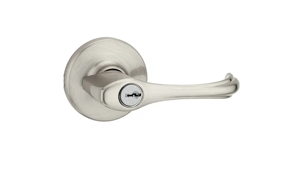 Kwikset 405DNL15CP K6 Dorain Traditional Entry Lever Lockset