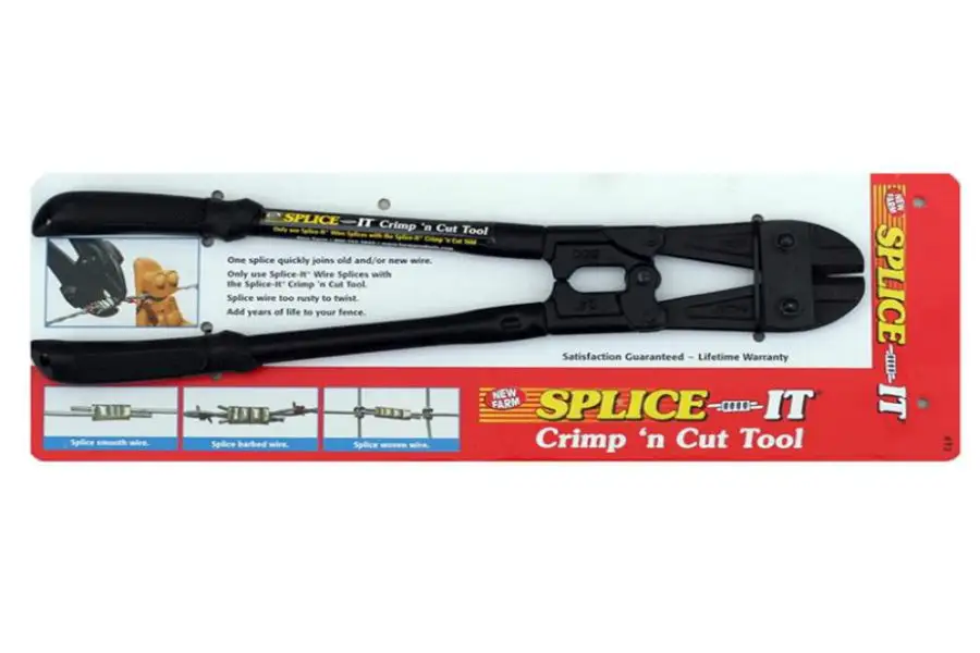 New Farm Products T2 Splice-It Dual Purpose Heavy Duty Crimp & Cut Tool