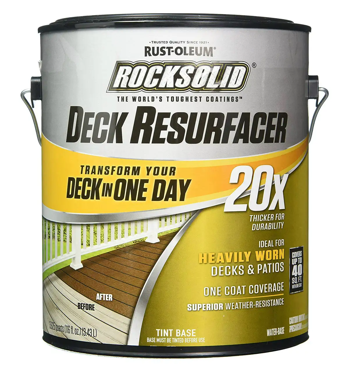 Rust-Oleum 300081 RockSolid 20X Deck Resurfacer