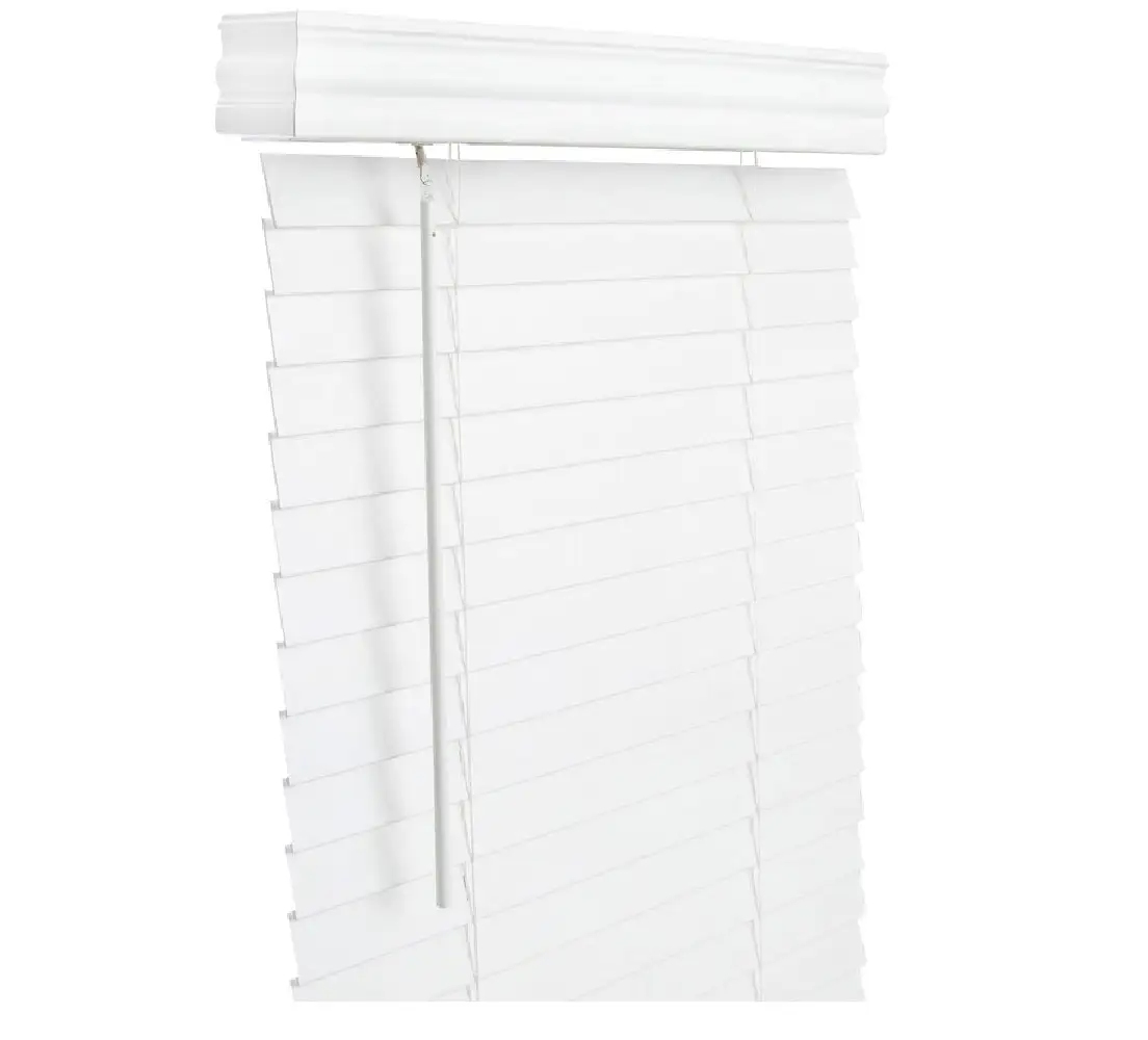 Living Accents FAX3660WH Horizontal Mini-Blinds