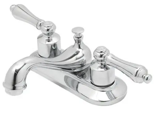 Oakbrook F5110003CP-ACA2 "Two Handle" Lavatory Faucet With Pop-Up 4"