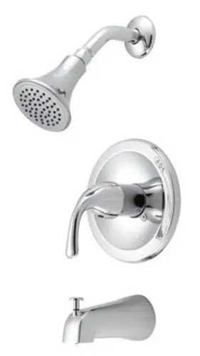 Oakbrook F1A14516CP-ACA2 Single Handle Tub And Shower Faucet