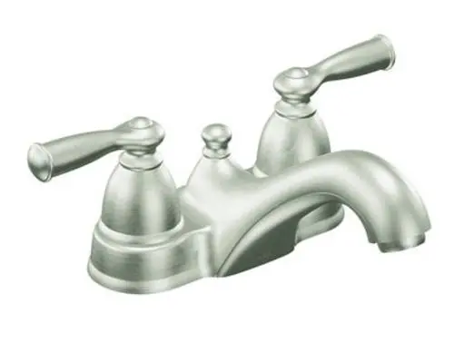 Moen WS84912SRN Banbury Two Handle Lavatory Faucet