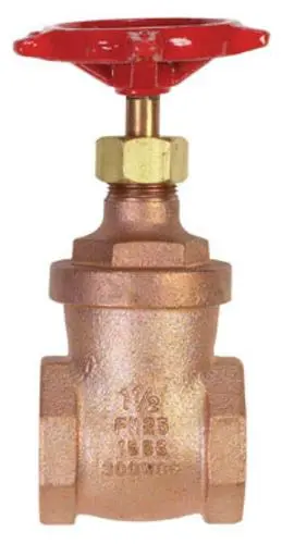 Mueller 100-207NL Gate Valve 1-1/2" Ips