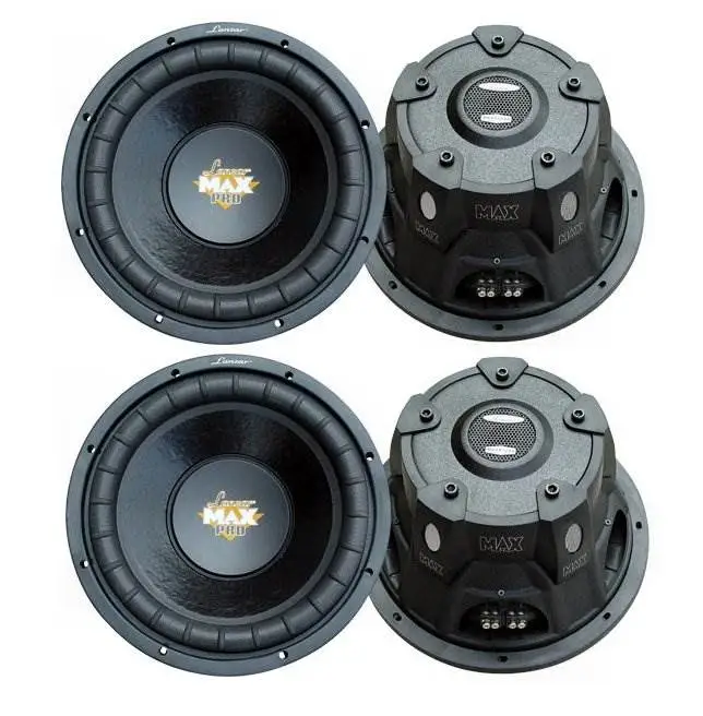 LANZAR PRO MAXP84 8" 3200W Car Audio Subs SVC 4 Ohm Power Subwoofers (4 Pack)