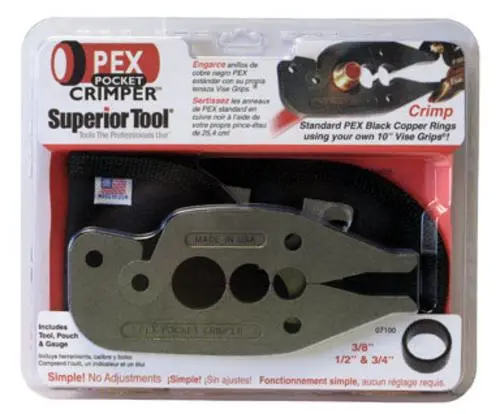 Superior Tool 07100 PEX Pocket Crimping Tool