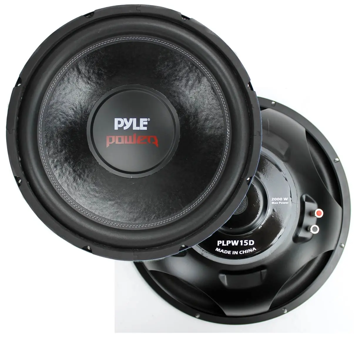 Pyle PLPW15D 15" 2000 Watt 4-Ohm DVC Power Car Audio Subwoofer Sub Woofer